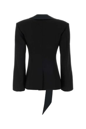The Attico Black Giacche E Gilet Jacket