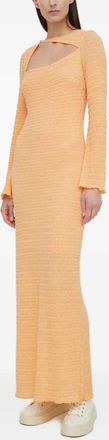 Résumé cut-out long-sleeve dress - Orange