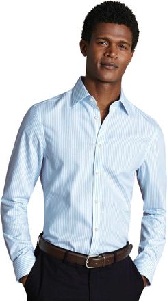 CHARLES TYRWHITT Non-Iron Royal Oxford Shirt in Sky Blue at Nordstrom, Size 16.5 - 36