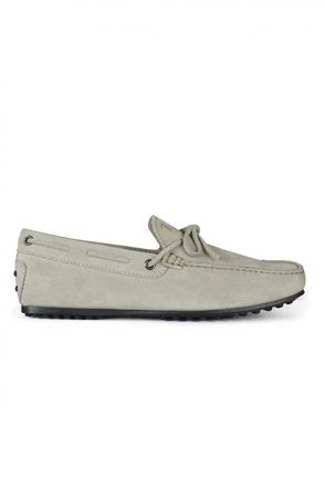Tod's Tods su&egrave;de mocassins grijs
