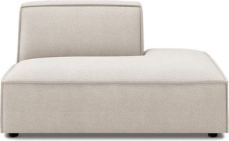 Castlery Customized Ivory Right Chaise Sofa | Jonathan by Castlery, White, High Comfort, Low-to-the-Ground Silhouette, Living Room Furniture
