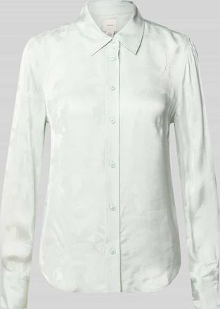 Calvin Klein Bluse aus Viskose mit abgerundetem Saum in Mint, Gr&ouml;&szlig;e XL