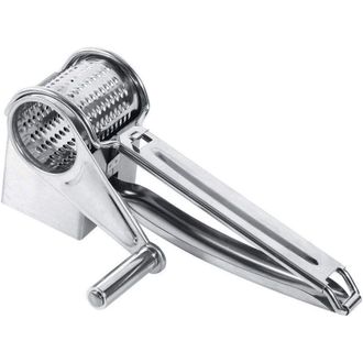 OEM Rallador De Queso Manual Multifuncional De Acero Inoxidable - Para Preparaci&oacute;n En La Cocina, Vers&aacute;til, Estable Y Apto Para Lavavajillas - Crezuo