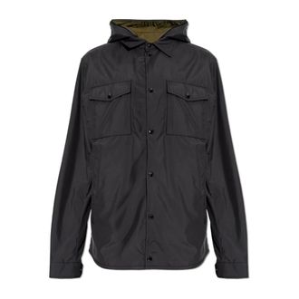 Moncler Light Jackets, male, Black, Size: 2XL Chirano Jacket