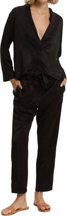 Cali Dreaming Pull-On Boardwalk Pant In Black