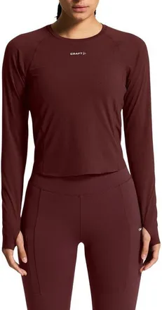 Craft Hypervent Long Sleeve Top in Dark Fig at Nordstrom, Size X-Small