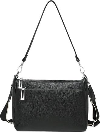 Generic Compatible For Women Shoulder Crossbody Bag Large Female Handbag Purses Ladies Tote(Black)