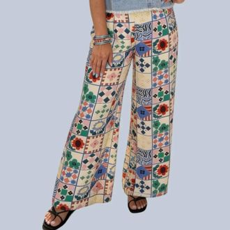 FRNCH Picasso Patio Pants In Multicolor