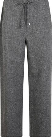 Max Mara Wijde broek - Dames - Broeken - Zwart - Maat: L