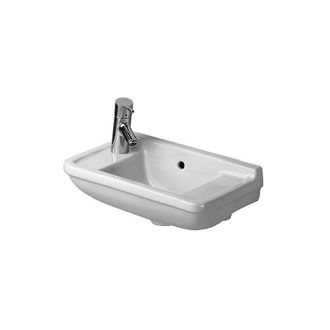 Duravit Duravit - Lavabo Starck 3, 500x260mm, Con Rebosadero, 2 Agujeros