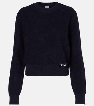 Loewe Jersey de lana con logo bordado