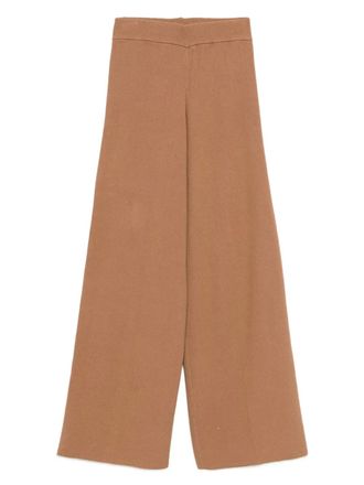 Twin-Set Geribbelde broek - Bruin