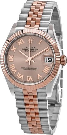 Rolex Datejust 31 Rose Roman Dial Automatic Ladies Steel and 18kt Everose Gold Jubilee Watch 278271PKRJ