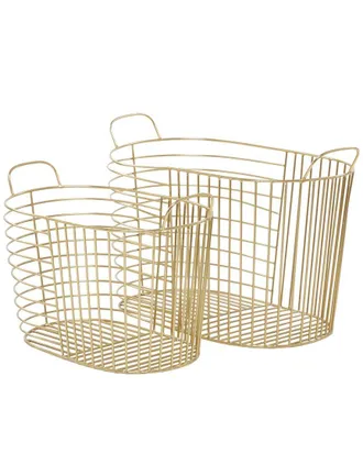 CosmoLiving by Cosmopolitan Cosmoliving By Cosmopolitan Contemporary Basket Set