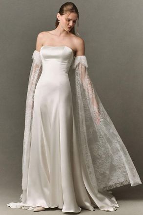 Geisha Designs Lace Maxi Cape