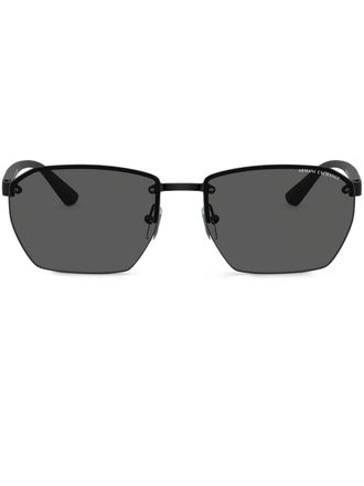 A|X Armani Exchange Occhiali da sole squadrati - Nero