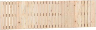 vidaXL Cabecero De Cama De Pared Madera Maciza De Pino 204x3x60 Cm Vidaxl