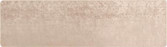 vidaXL Pasillo De Alfombra Marsa Beige 100 X 400 Cm Poli&eacute;ster Y Pvc Vidaxl