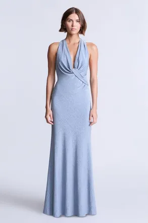 BCBGeneration Knit Demi Gown in Wedgewood Blue at Nordstrom, Size 10