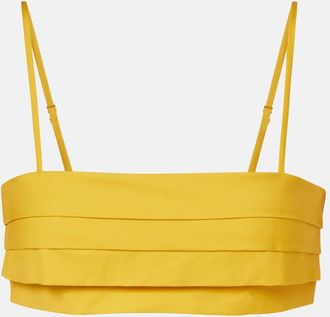 Alemais Al&eacute;mais Mokshini cotton crop top