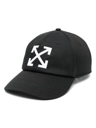 Off-white Arrows baseball cap - men - Cotton - One Size - Black