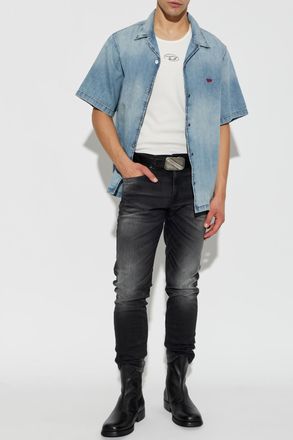 Diesel Shirt D-NABIL-D, Mens, Blue