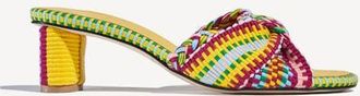 Amambaih Jimena Heel Mules in Caribe at Nordstrom, Size 39