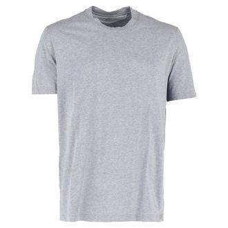 Brunello Cucinelli M&eacute;lange-Effect T-Shirt in Grey Cotton