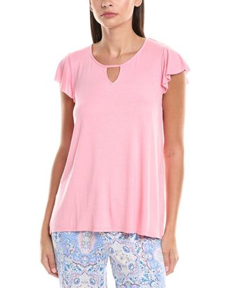 Ellen Tracy 2Pc Top & Short Pajama Set