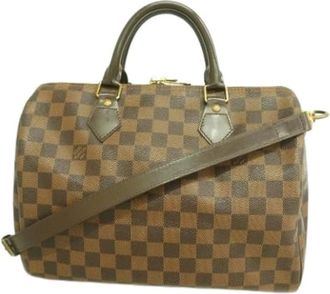 Louis Vuitton Pre-owned Handbags, female, Brown, Size: ONE SIZE Pre-owned Speedy Bandouliere 30 Handbag