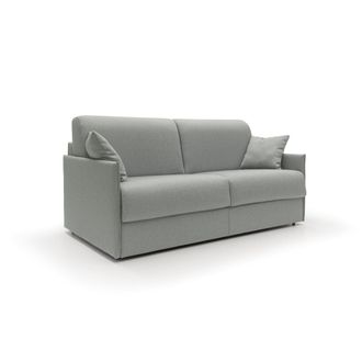Divani.Store Evans Sof&aacute; Cama Convertible En Tela Impermeable 169 Cm (mat. 140x197) Gris