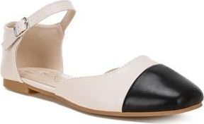 London Rag Clevea Cap Toe Flat in Ivory at Nordstrom Rack, Size 8.5