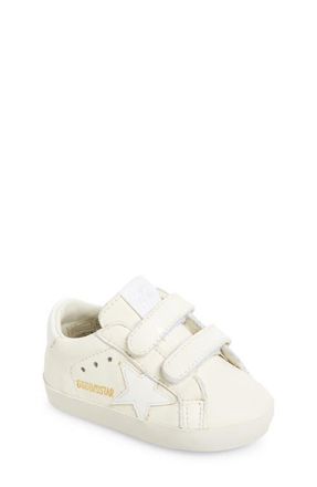 Golden Goose Baby School Sneaker in Optic White at Nordstrom, Size 1Us