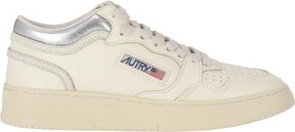 Autry White Lace Up Sneakers