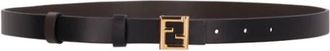 Fendi Cintur&oacute;n FF Bold Rev 2 cm - Accessories - Mujer - Negro - 80 CM