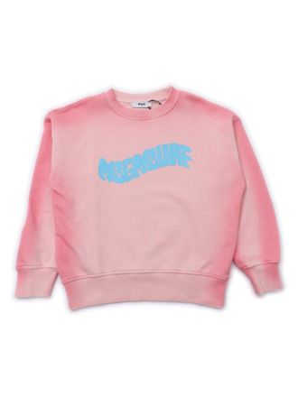 Msgm Felpa Msgm Aerografata Unisex