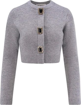 Self Portrait Donna, Maglie, Grigio, L, new