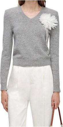 Self Portrait Donna, Maglie, Grigio, S, new