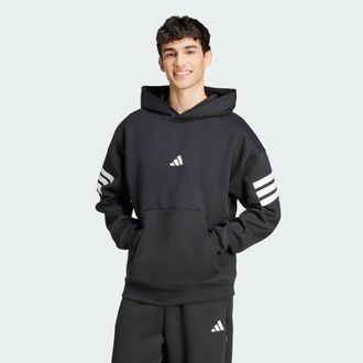 adidas Mens adidas Future Icons 3-Stripes Hoodie