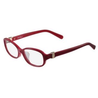 Ferragamo Ladies Red Rectangular Eyeglass Frames Sf2769A 604 - 52
