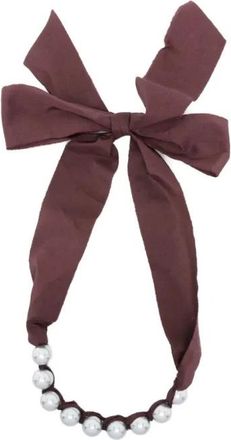 Forte_Forte Girocollo perle in vetro - Dames - Kettingen - Bruin - ONE Size - Accessoires
