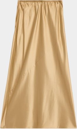 Eileen Fisher Bias-Cut Silk Charmeuse Maxi Skirt