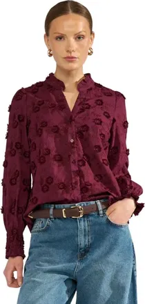 N&uuml;mph Mujer, Blusas y Camisas, Rojo, Talla: S