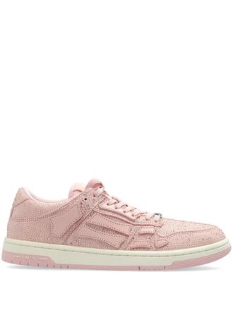Amiri Skel Top crystal-embellished sneakers - Pink
