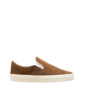Tom Ford Brown Slip-on Sneakers