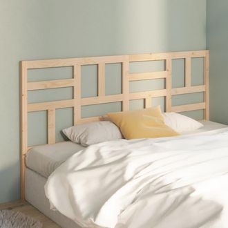 vidaXL Cabecero De Cama Madera Maciza De Pino 206x4x104 Cm Vidaxl