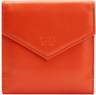 Tusk Joy L Shaped Wallet in Orange at Nordstrom
