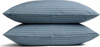 Parachute Percale Pillowcases in Dusk Stripe at Nordstrom, Size Standard