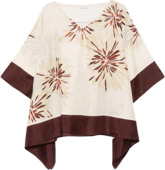 Brunello Cucinelli Beige Regular Printed Shirt
