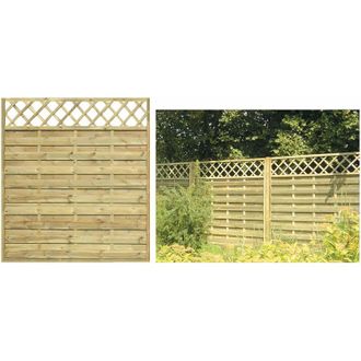 Lasa Home Pannello quadrato 180x180 cm in legno di pino impregnato Barriera frangivento Quadro Lasa